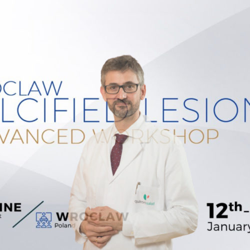 El doctor Jorge Palazuelos ponente en el Wroclaw Calcified Lesions. Advanced WorkShop