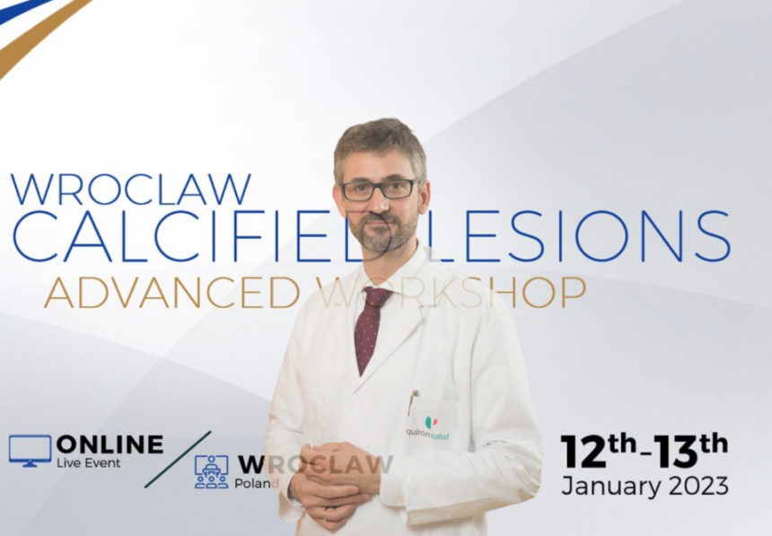 El doctor Jorge Palazuelos ponente en el Wroclaw Calcified Lesions. Advanced WorkShop