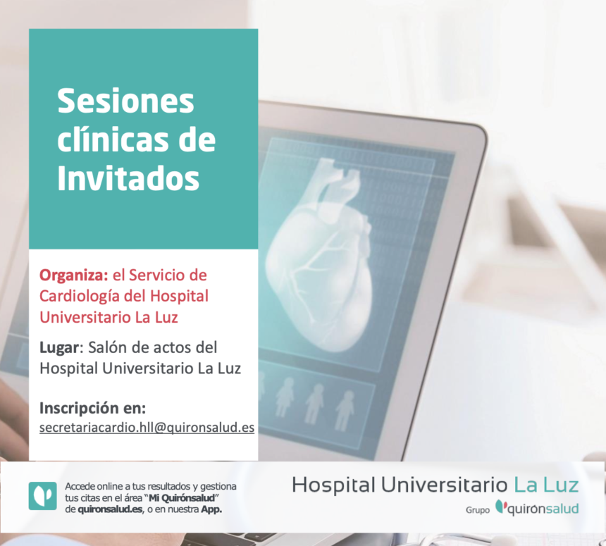 La UICAR organiza en el Hospital Universitario La Luz, sesiones clínicas de Invitados