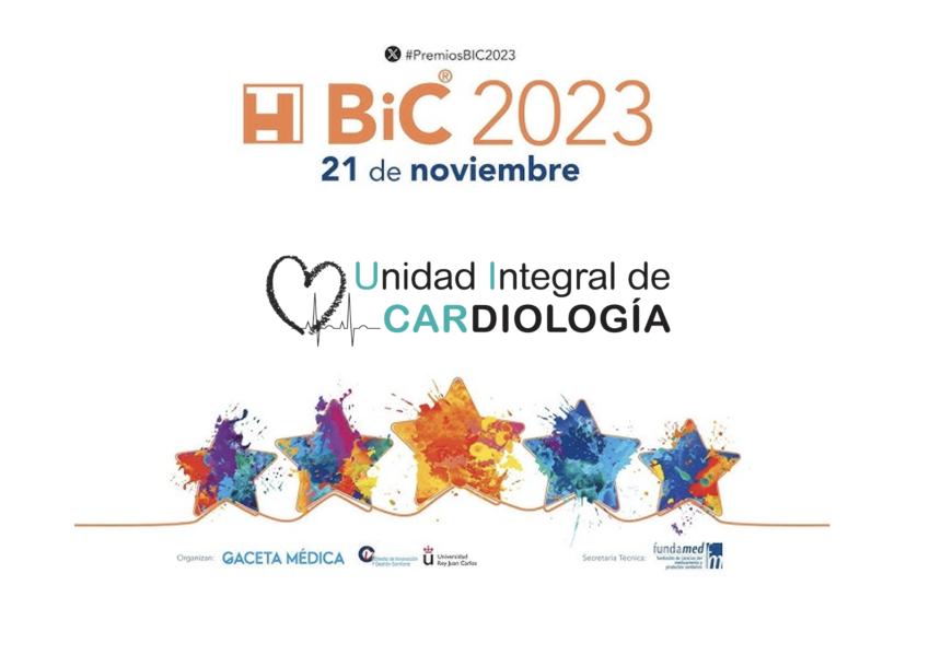 La UICAR finalista en la especialidad de Cardiología de los premios BIC 2023
